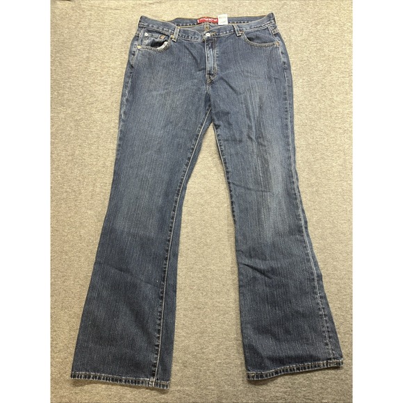Levi's women's jeans Nouveau boot cut 515‎ size 16 low rise - Picture 1 of 8